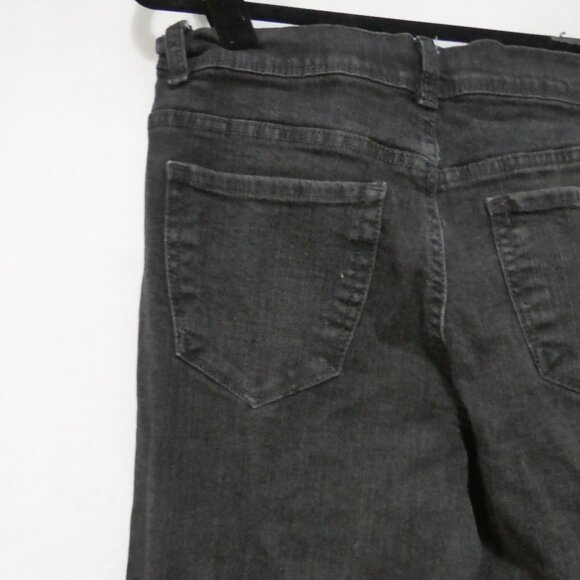 STYLE & CO JEANS - Tummy Control | size 8 | Classic Black Straight Leg Jeans - Picture 10 of 16